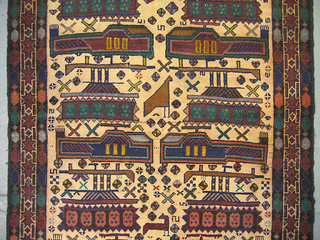 Illustration for article titled These Traditional-Style Afghani Rugs Were Inspired By Modern Warfare